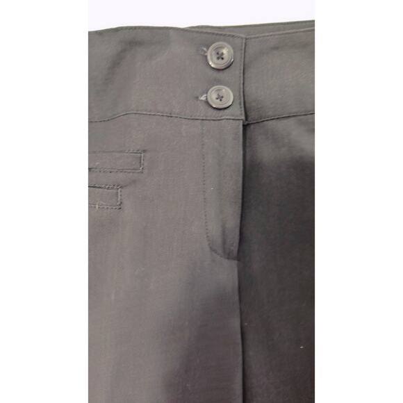 New Direction Dress Slacks Women's Sz 12 Onyx Straight Leg Mid Rise Career Work - Picture 6 of 16